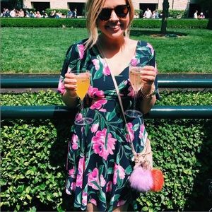 Boutique Flirty Floral Dress